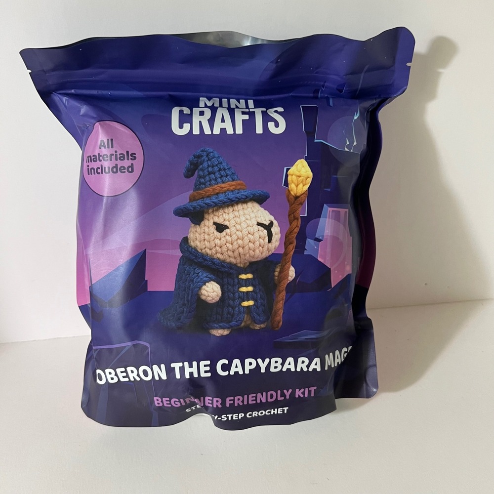 Mini Crafts Oberon the Capybara Mage Kit Beginner Friendly NIP